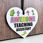 Gift For Teaching Assistant AWESOME TA Hanging Plaque