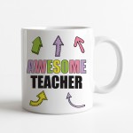 Gift For Teacher AWESOME TEACHER MUG Teacher Appreciation Gift