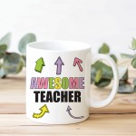 Gift For Teacher AWESOME TEACHER MUG Teacher Appreciation Gift