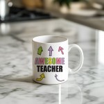 Gift For Teacher AWESOME TEACHER MUG Teacher Appreciation Gift