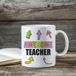 Gift For Teacher AWESOME TEACHER MUG Teacher Appreciation Gift