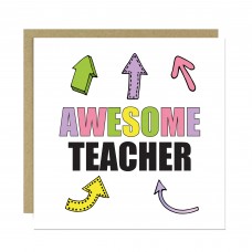 Card For Teacher AWESOME Teacher Card Teacher Appreciation Card