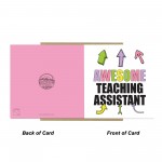 Card For Teaching Assistant AWESOME Teaching Assistant Card