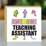 Card For Teaching Assistant AWESOME Teaching Assistant Card