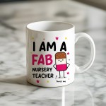 Gift For Nursery Teacher Thank You Gift FAB Teacher Mug
