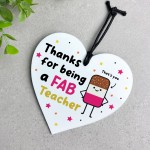 Teacher Gift Hanging Heart Thank You Gift FAB Teacher Present