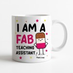 Gift For Teaching Assistant Thank You Gift FAB TA Mug