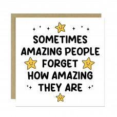 Amazing Person Reminder Appreciation Card For Teachers Volunteer