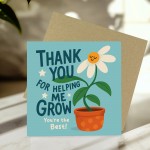 Teacher Thank You Card from Kids Teacher Appreciation Cards