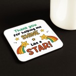 Teacher Keepsake Helping Me Shine Coaster Teacher Appreciation