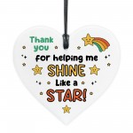 Present For Teacher End Of Term Leaving Gift Helping Me Shine