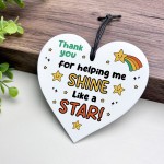 Present For Teacher End Of Term Leaving Gift Helping Me Shine