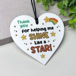 Present For Teacher End Of Term Leaving Gift Helping Me Shine