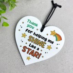 Present For Teacher End Of Term Leaving Gift Helping Me Shine