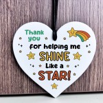Present For Teacher End Of Term Leaving Gift Helping Me Shine