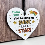 Present For Teacher End Of Term Leaving Gift Helping Me Shine