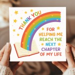 Beautiful Thank You Card For Teacher Appreciation Card