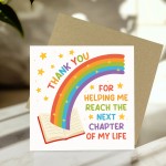 Beautiful Thank You Card For Teacher Appreciation Card