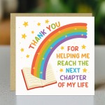 Beautiful Thank You Card For Teacher Appreciation Card