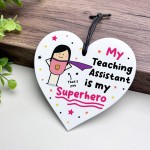 Teaching Assistant Thank You Gifts Hanging Heart Gift Leaving