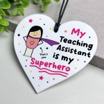 Teaching Assistant Thank You Gifts Hanging Heart Gift Leaving