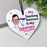 Teaching Assistant Thank You Gifts Hanging Heart Gift Leaving