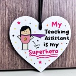 Teaching Assistant Thank You Gifts Hanging Heart Gift Leaving