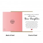 Fathers Day Card From Daughter Happy Fathers Day 145x145mm Card