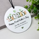 First Fathers Day Personalised Hanging Plaque Gift For Daddy 1st