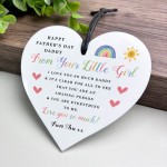 Personalised Daddy Gift For Fathers Day From Daughter Heart