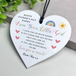 Personalised Daddy Gift For Fathers Day From Daughter Heart