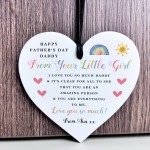 Personalised Daddy Gift For Fathers Day From Daughter Heart