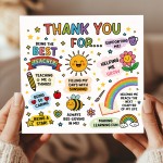 Teacher Thank You Card from Kids Cute Thank You Card For Teacher
