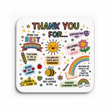 Teacher Thank You Coaster Teacher Appreciation Gift For Women
