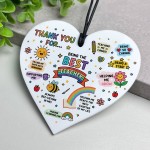 Teacher Thank You Heart Teacher Appreciation Gift For Women