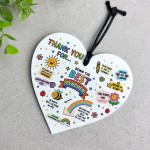 Teacher Thank You Heart Teacher Appreciation Gift For Women
