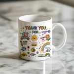 Teacher Thank You Mug Teacher Appreciation Gift For Women