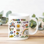 Teacher Thank You Mug Teacher Appreciation Gift For Women