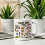 Teacher Thank You Mug Teacher Appreciation Gift For Women