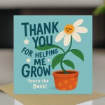 Teacher Thank You Cards Multipack of 6 Cards With Envelopes