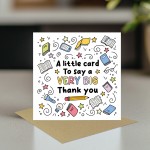 Teacher Appreciation Cards Set of 6 Assorted Thank You Cards