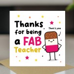 Teacher Appreciation Cards Set of 6 Assorted Thank You Cards