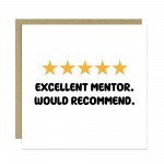 Excellent Mentor Card With Kraft Envelope Mentor Card Thank You Excellent Mentor Card With Kraft Envelope Mentor Card Thank You