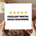 Excellent Mentor Card With Kraft Envelope Mentor Card Thank You Excellent Mentor Card With Kraft Envelope Mentor Card Thank You