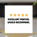 Excellent Mentor Card With Kraft Envelope Mentor Card Thank You Excellent Mentor Card With Kraft Envelope Mentor Card Thank You