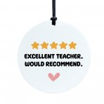 Funny Teacher Gift From Student Joke 5 Star Recommendation