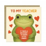 Thank You Teacher Multipack of 6 Cards Teacher Appreciation Card