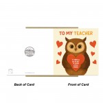Teacher Thank You Card From Kids Teacher Appreciation Card