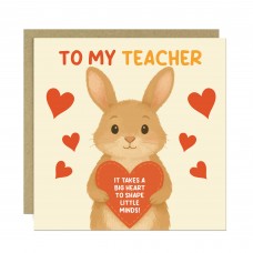 Thank You Card For Teacher Cute Nursery Teacher Leaving School