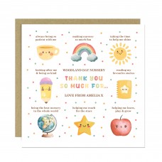 Personalised Teacher Thank You Cards From Students End of Term